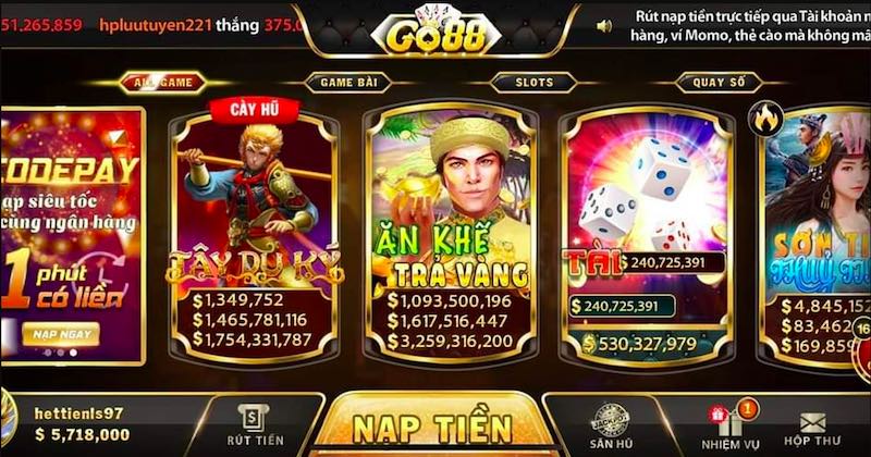 Go88 – Nhà cái tài xỉu mạnh nhất hiện nay